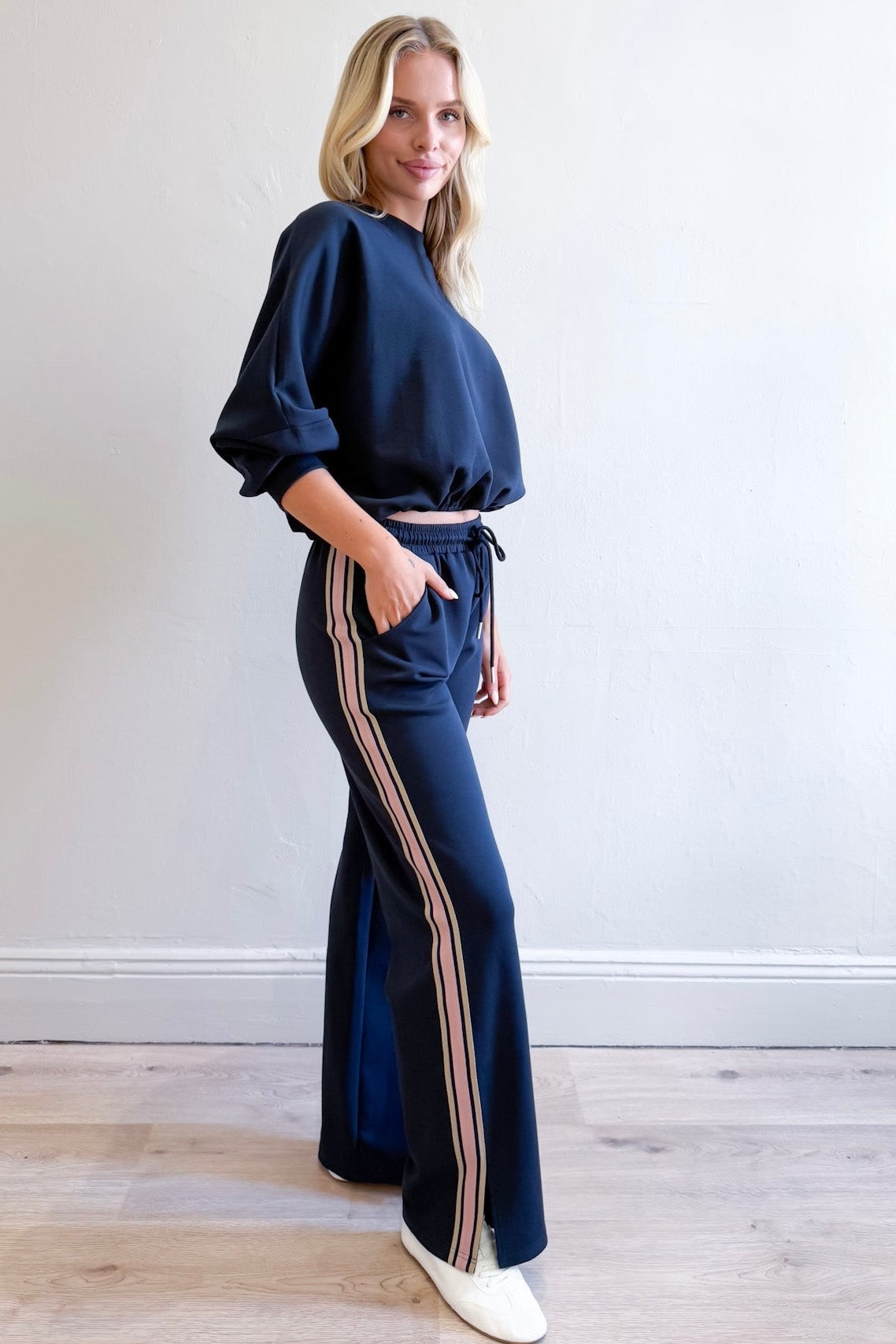 Racer Pant- Navy