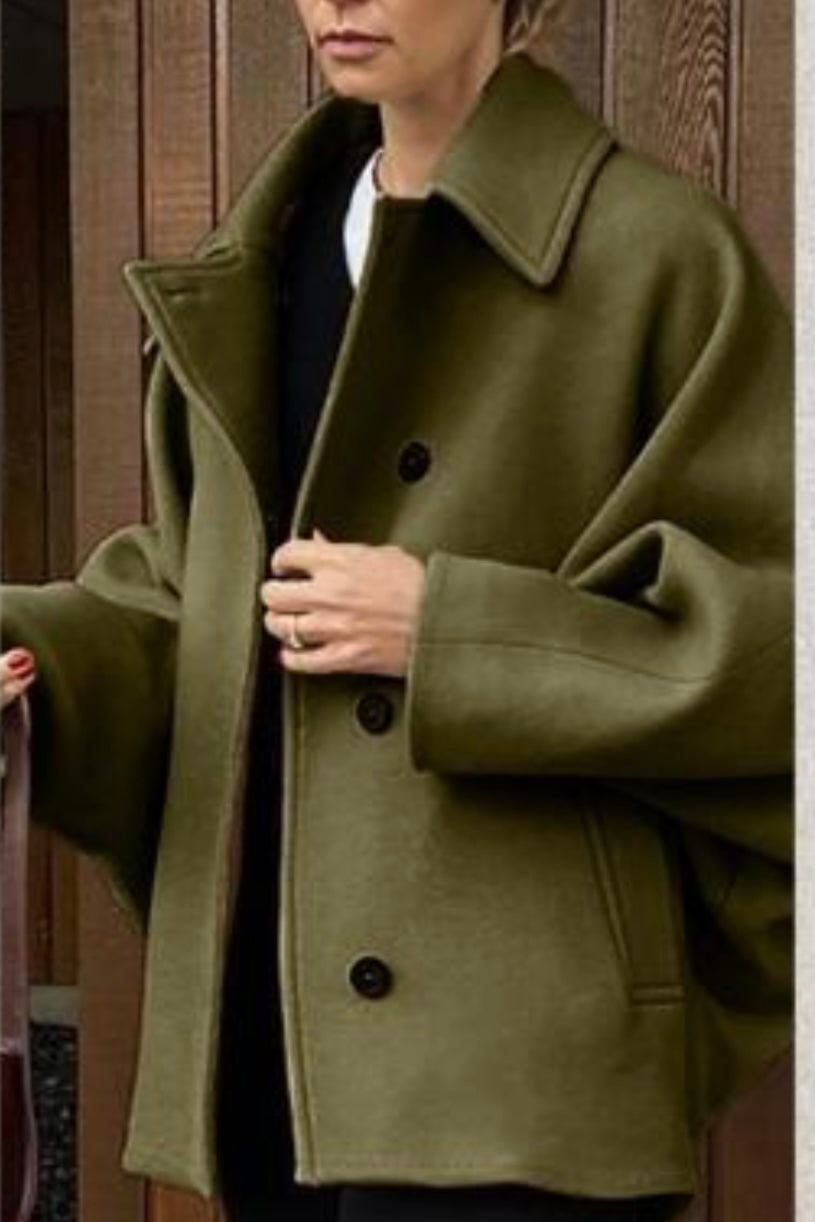 Batwing Blazer- Khaki