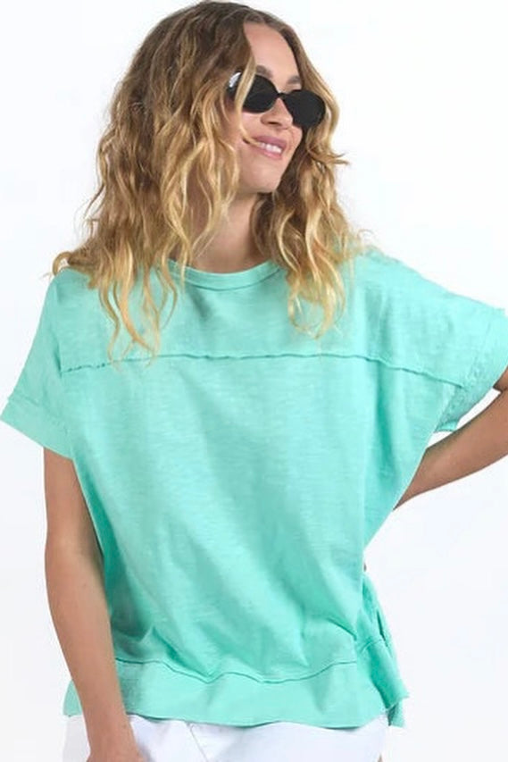 Allison Tee- Neon Mint