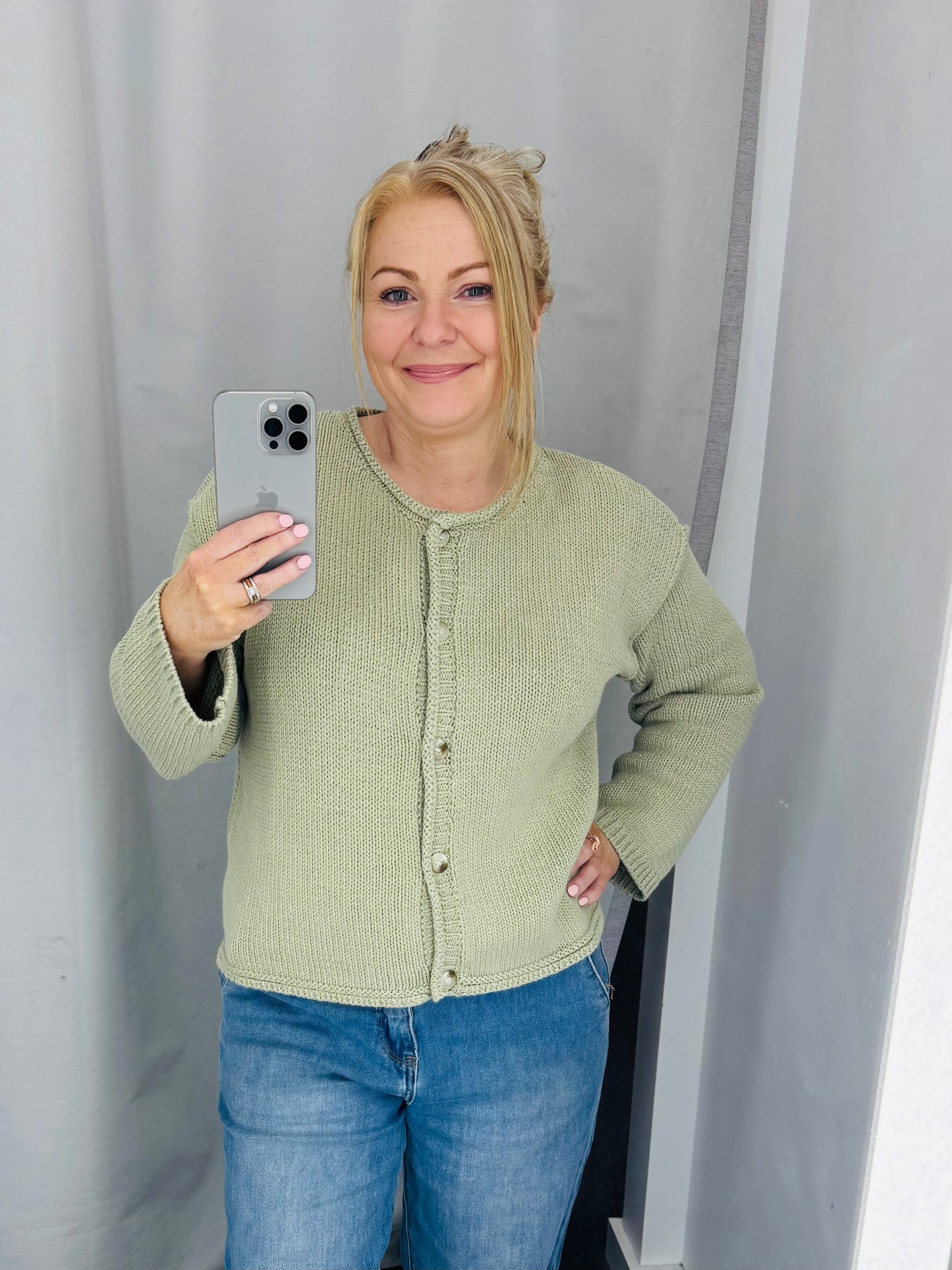Raya Cardigan- Sage