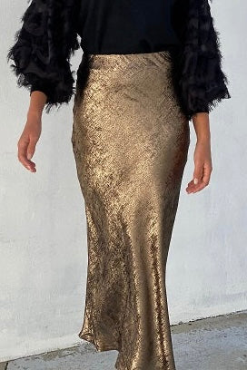 Bronze Shimmer Skirt