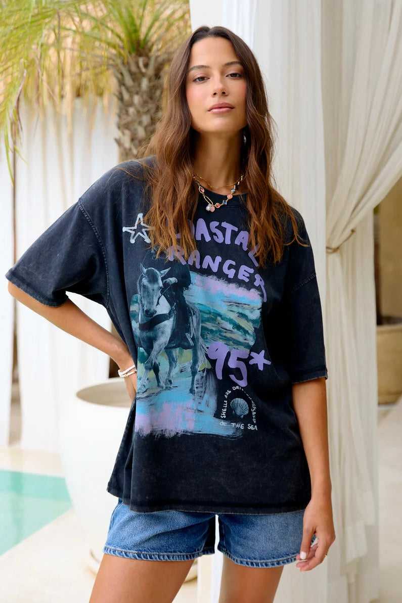 Coastal Ranger Tee- Washed Black