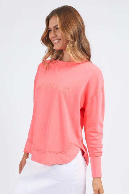 Simplified Crew- Neon Pink