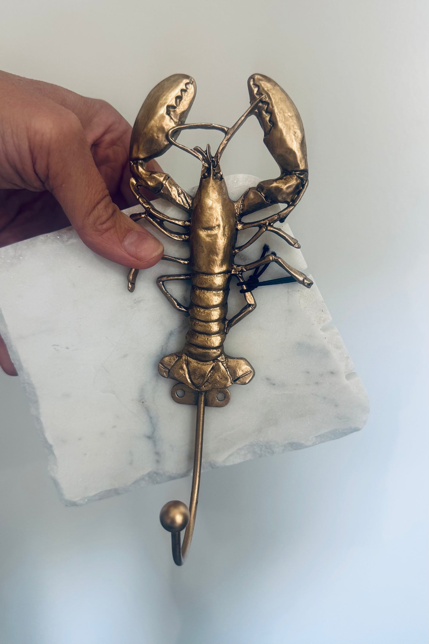 Brass Hook- Lobster