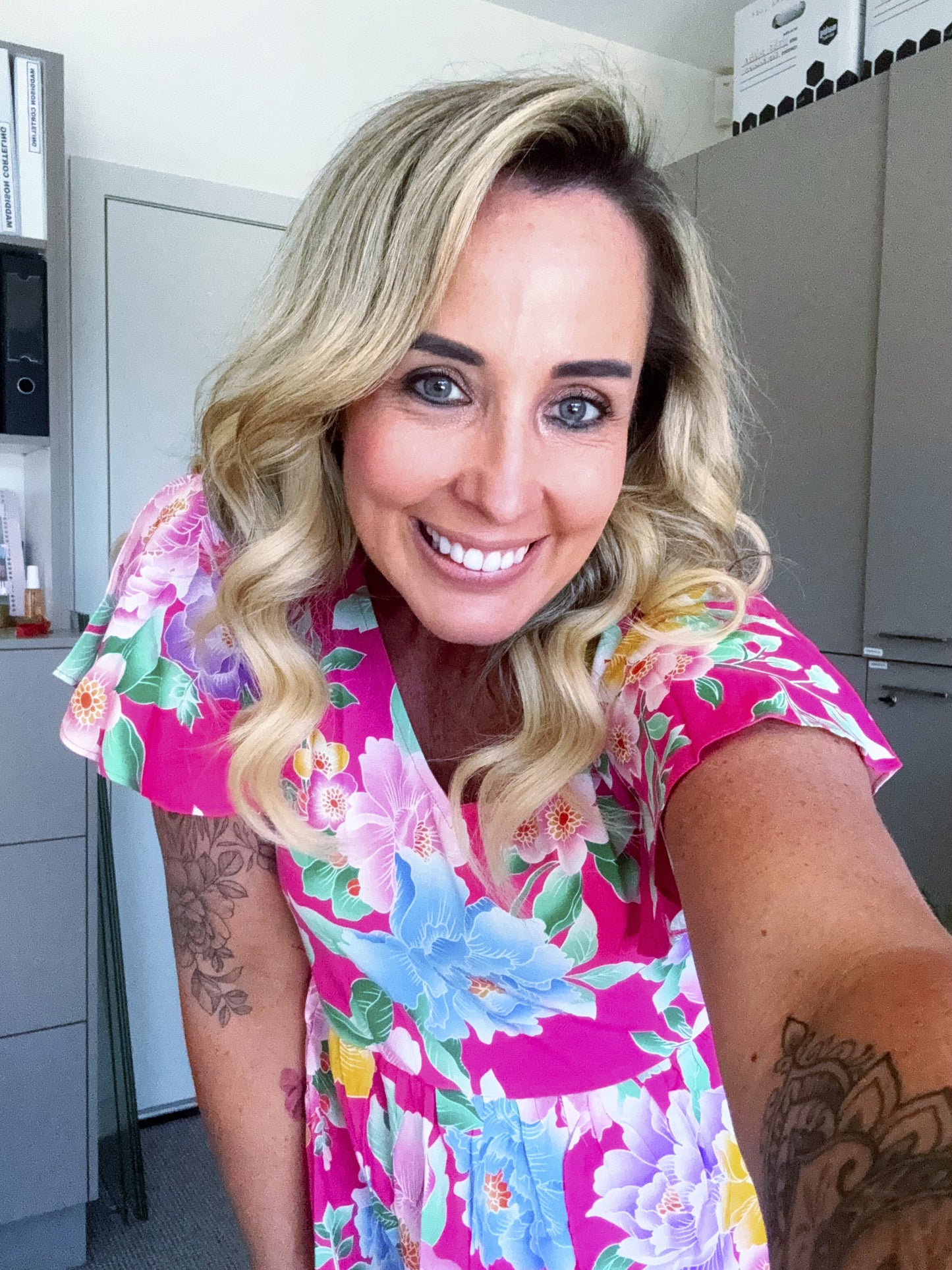 Summer Throw On Dress - Pink