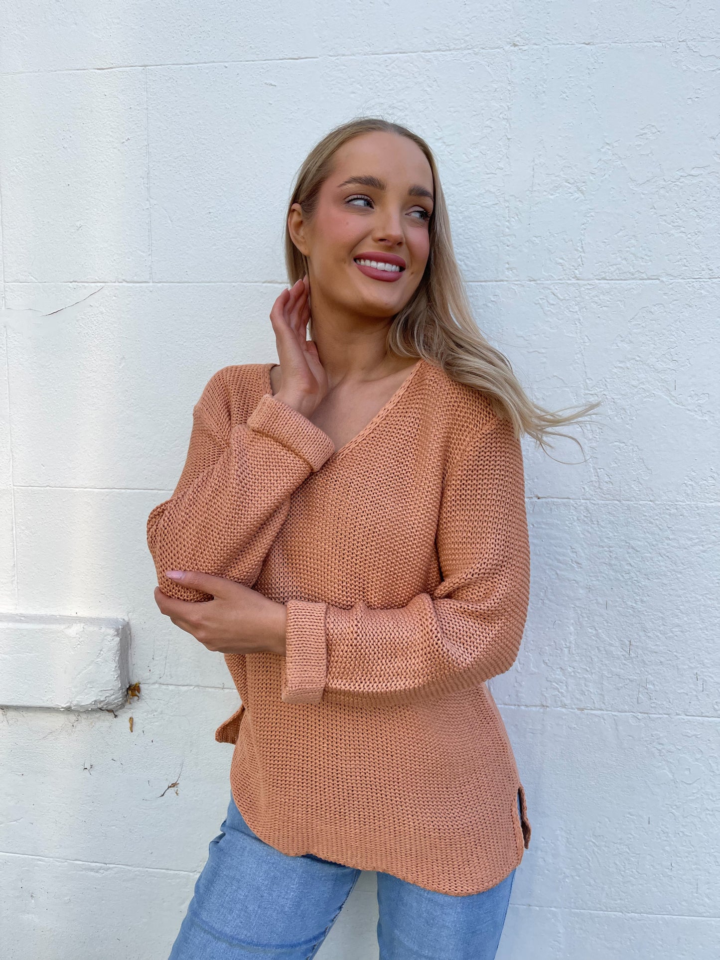Cindy Knit - Tan