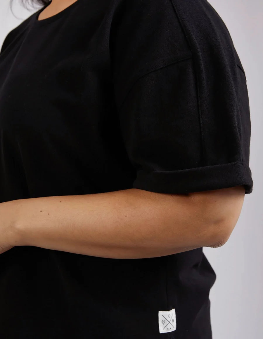 On The Go S/S Sweat - Black