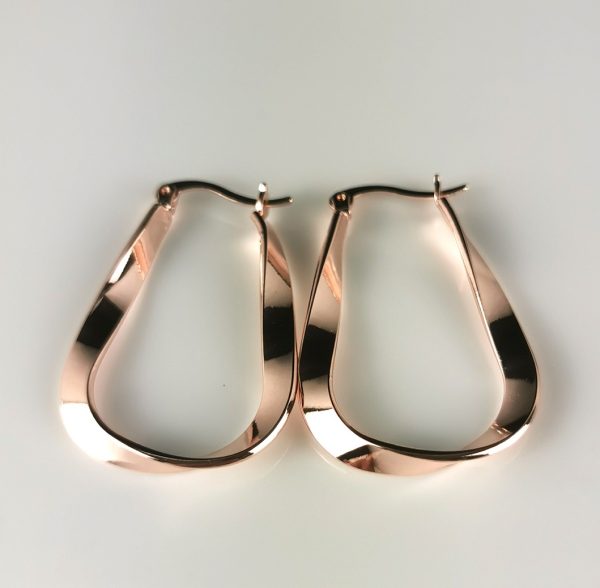 Twist Me Earring - Rose Gold