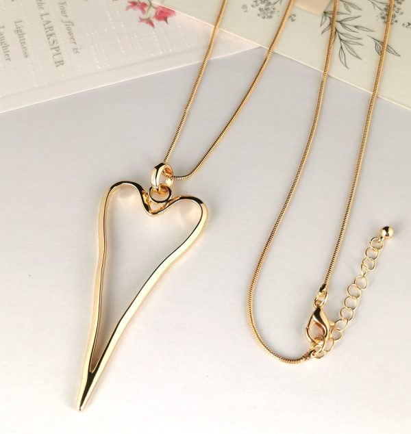 Florence Heart Necklace - Yellow Gold