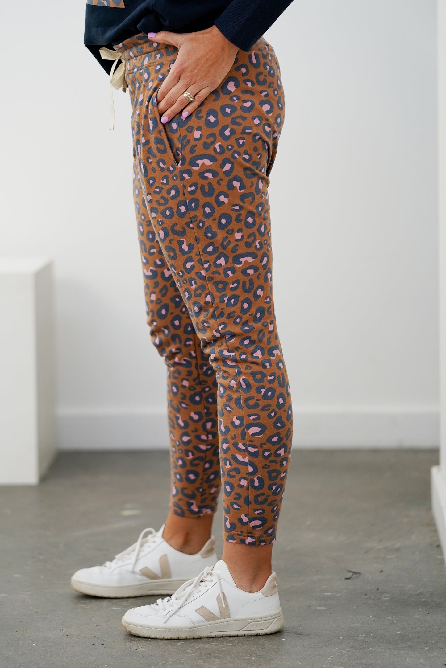 Fearless Lounge Pant - Butterscotch Leopard
