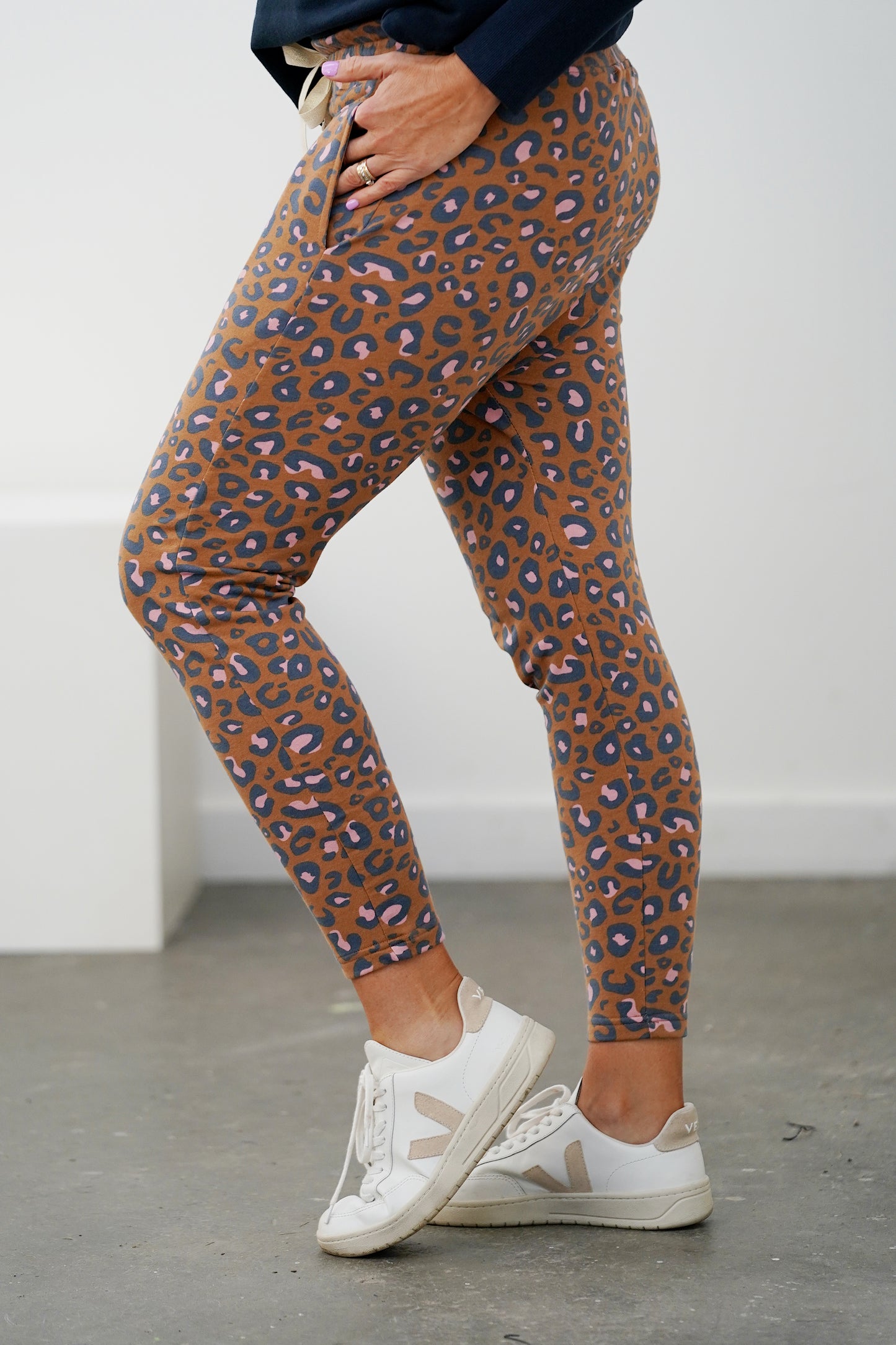 Fearless Lounge Pant - Butterscotch Leopard