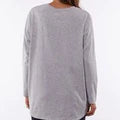 Society L/S Tee- Grey Marle