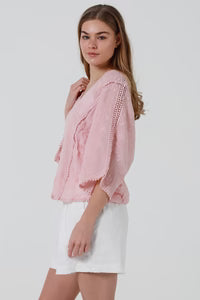 Willow Grace Top- Pink
