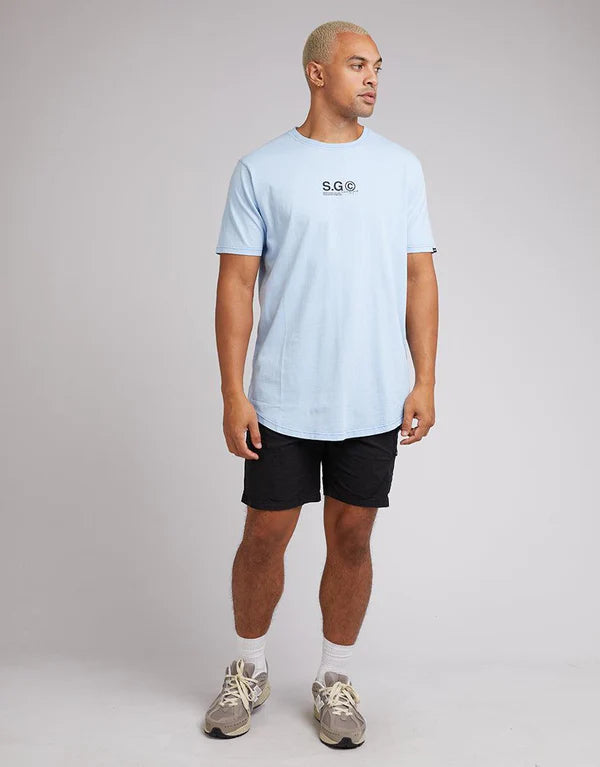 Mark Up Tee- Blue