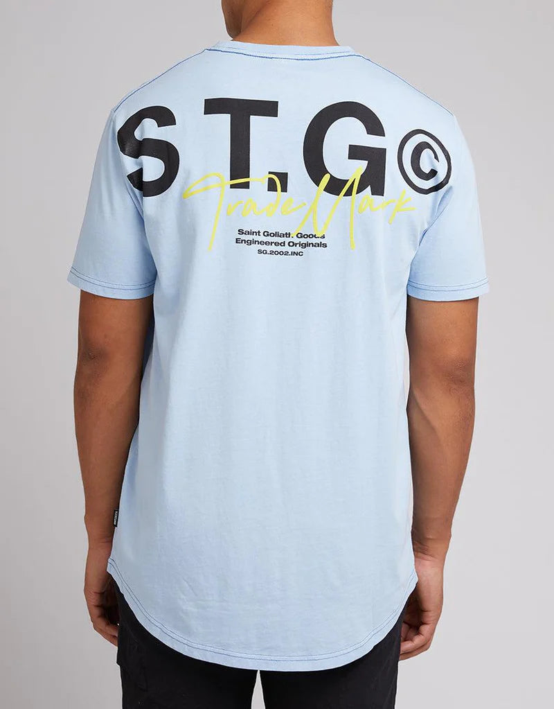 Mark Up Tee- Blue