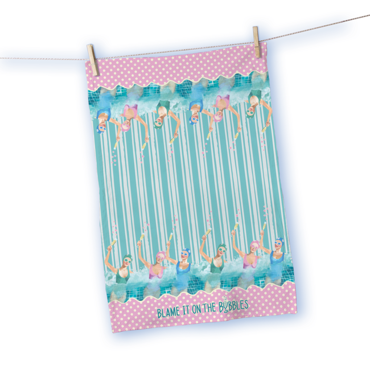 Tea Towel- Champagne