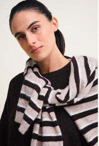 Emily Knit - Tan/Choc/Ivory