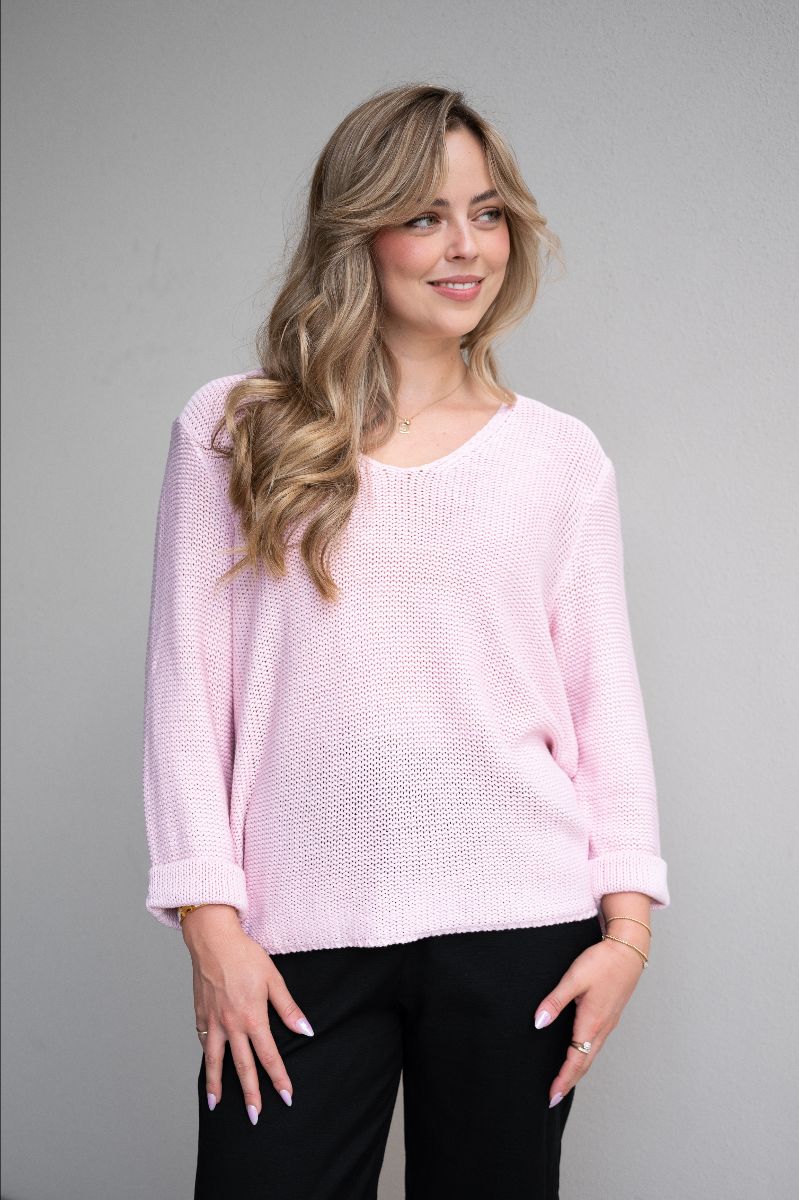 Cindy Knit - Blush Blossom