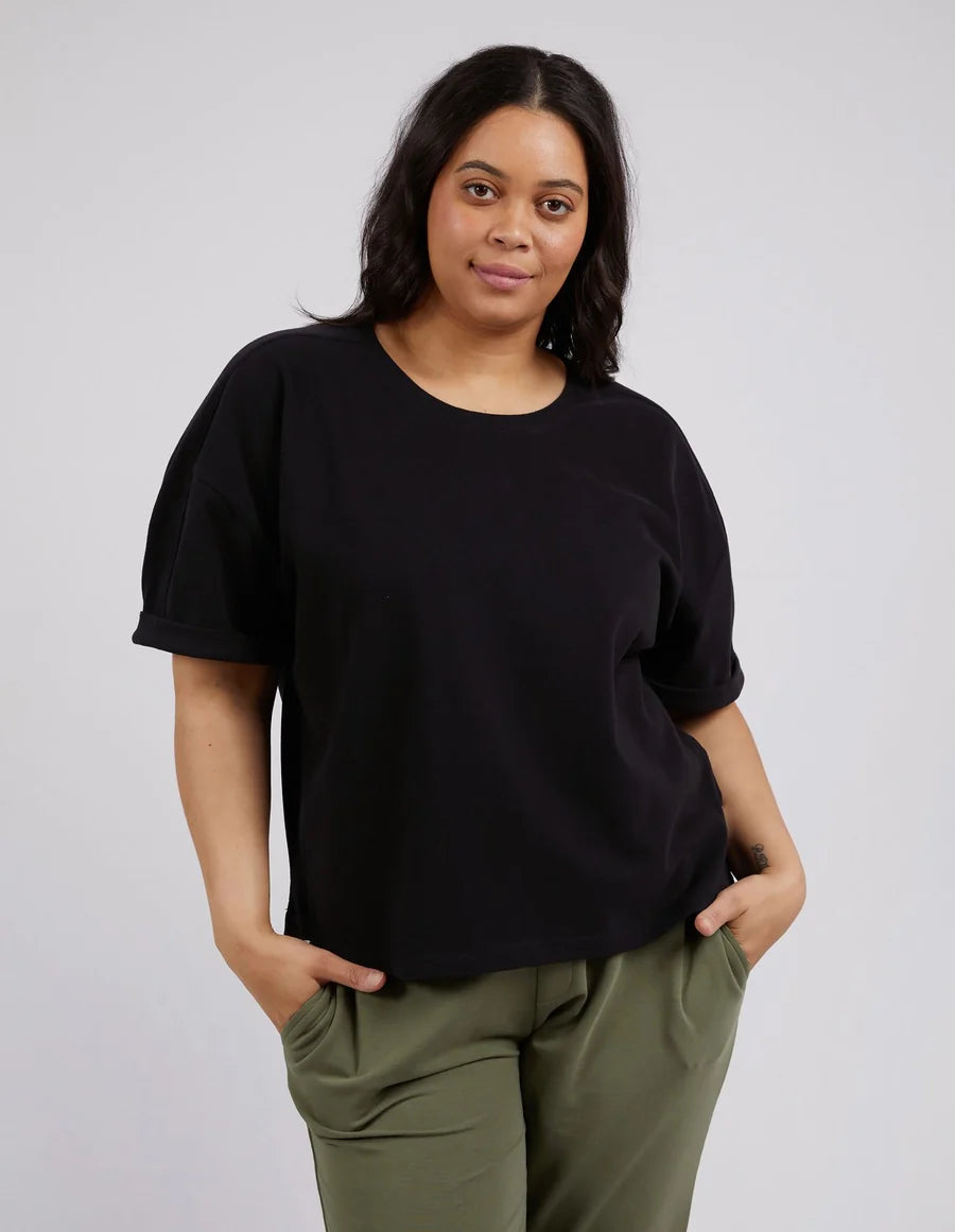On The Go S/S Sweat - Black