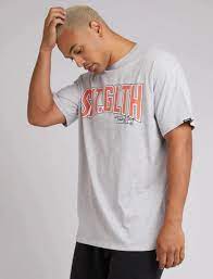 Men's St Goliath Tee- Grey Marle