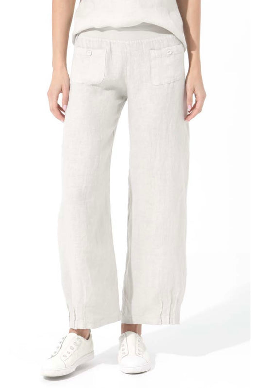 Italian Relax Linen Pant - Natural Beige