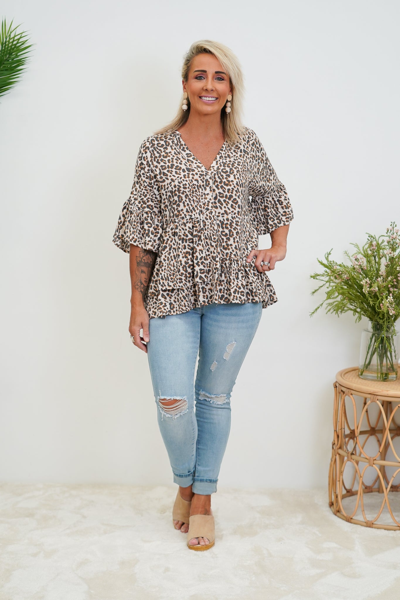 Leopard Layer Shirt