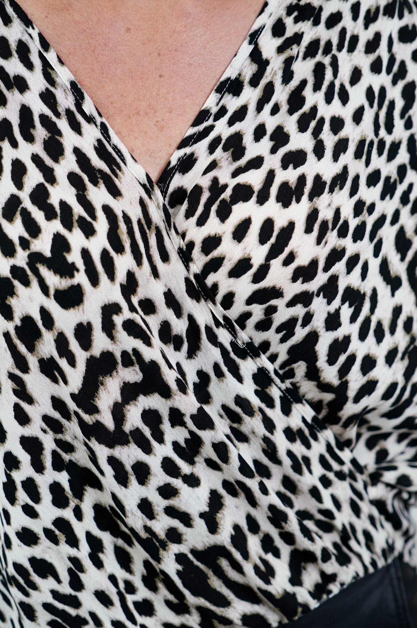 Leopard Crossover Shirt