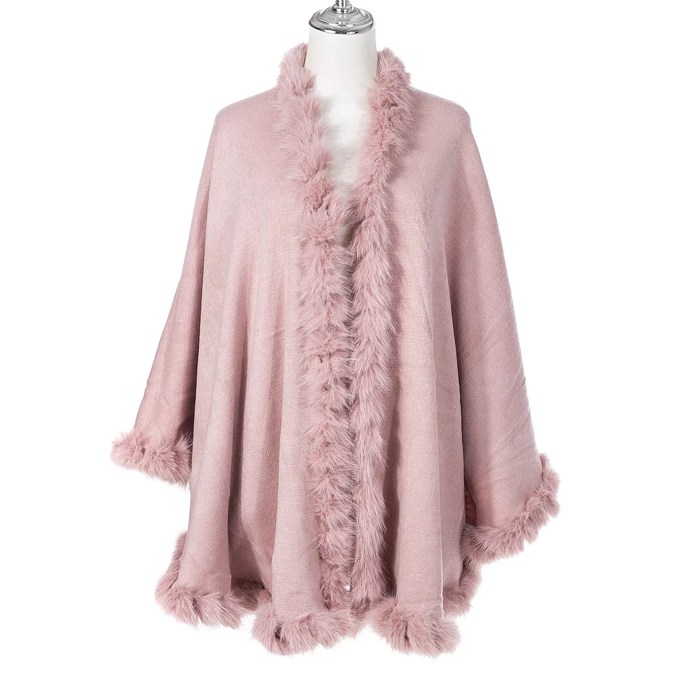 Open Poncho - Pink