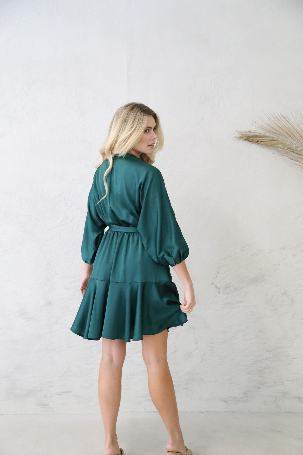 Rose Dress- Emerald