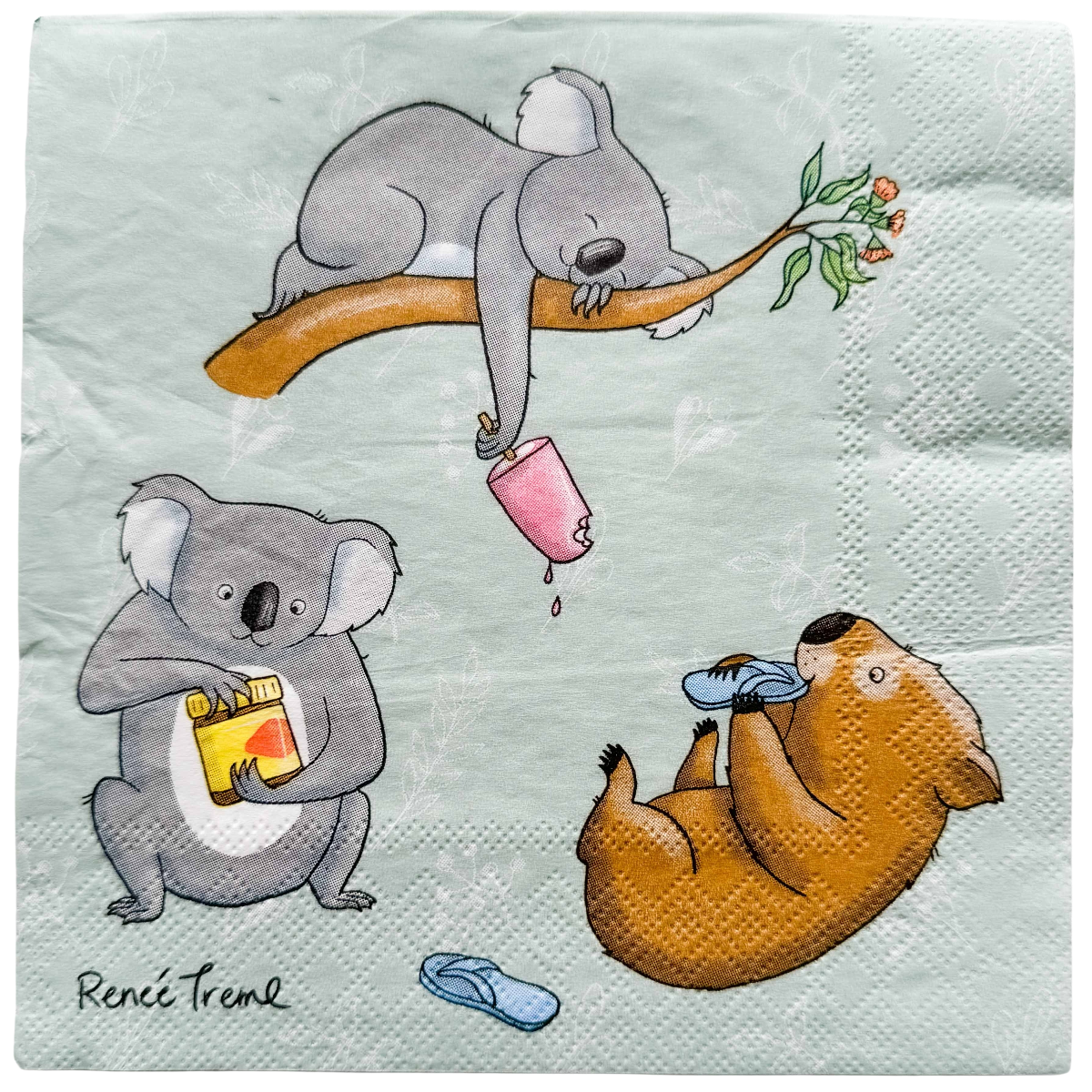 Kitchen Napkin- Koala/Wombat