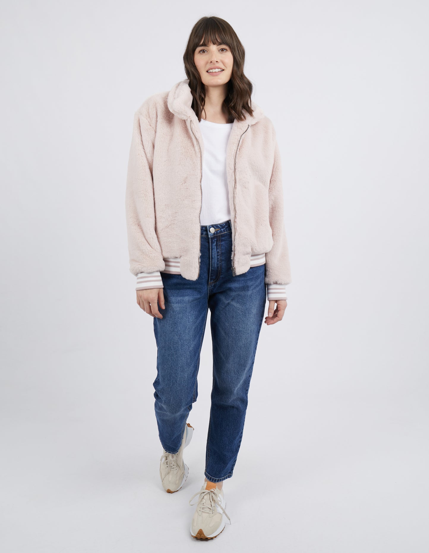 Nora Bomber Jacket - Pale Pink