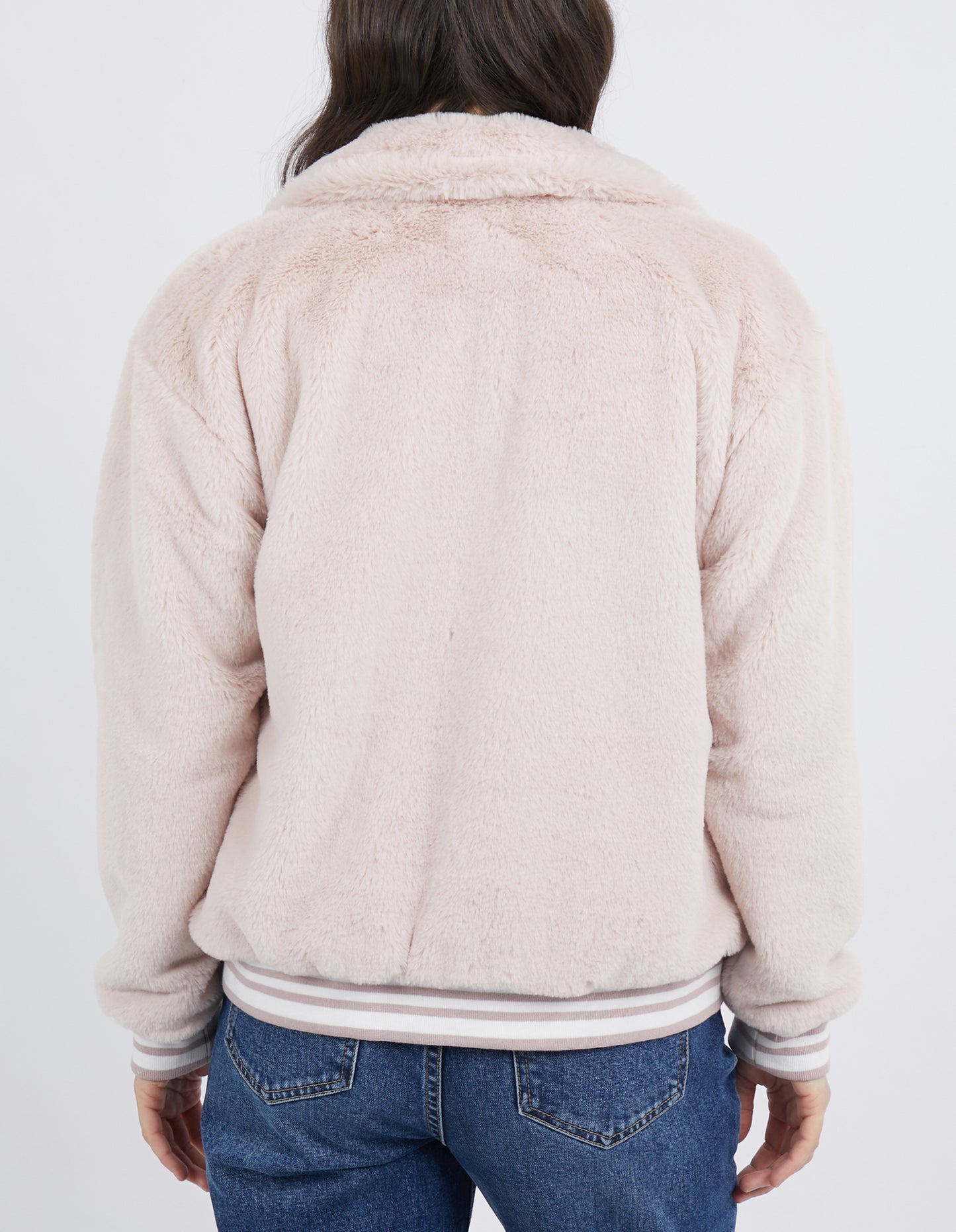 Nora Bomber Jacket - Pale Pink