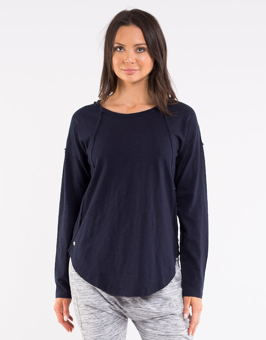 Mackenzie L/S Top - Navy