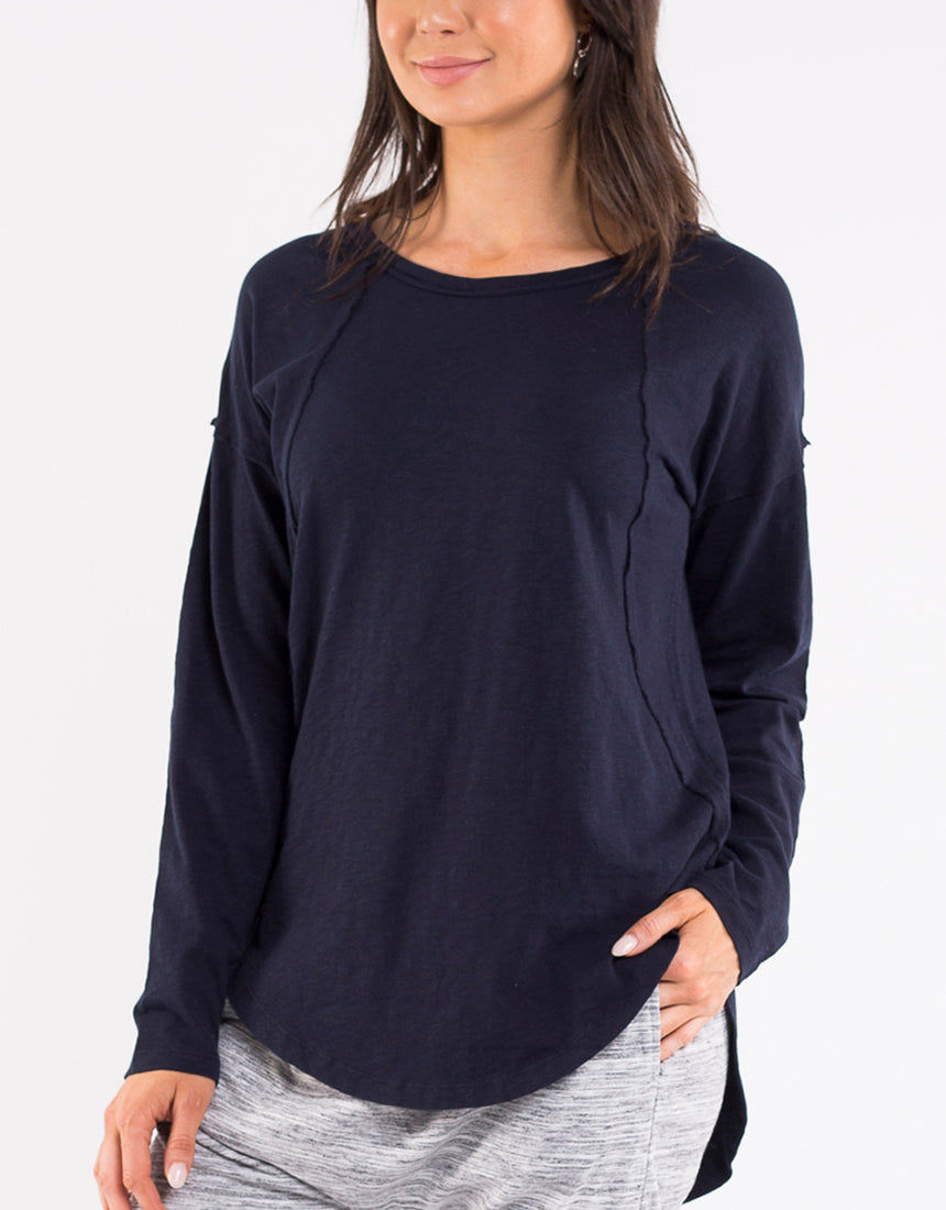 Mackenzie L/S Top - Navy