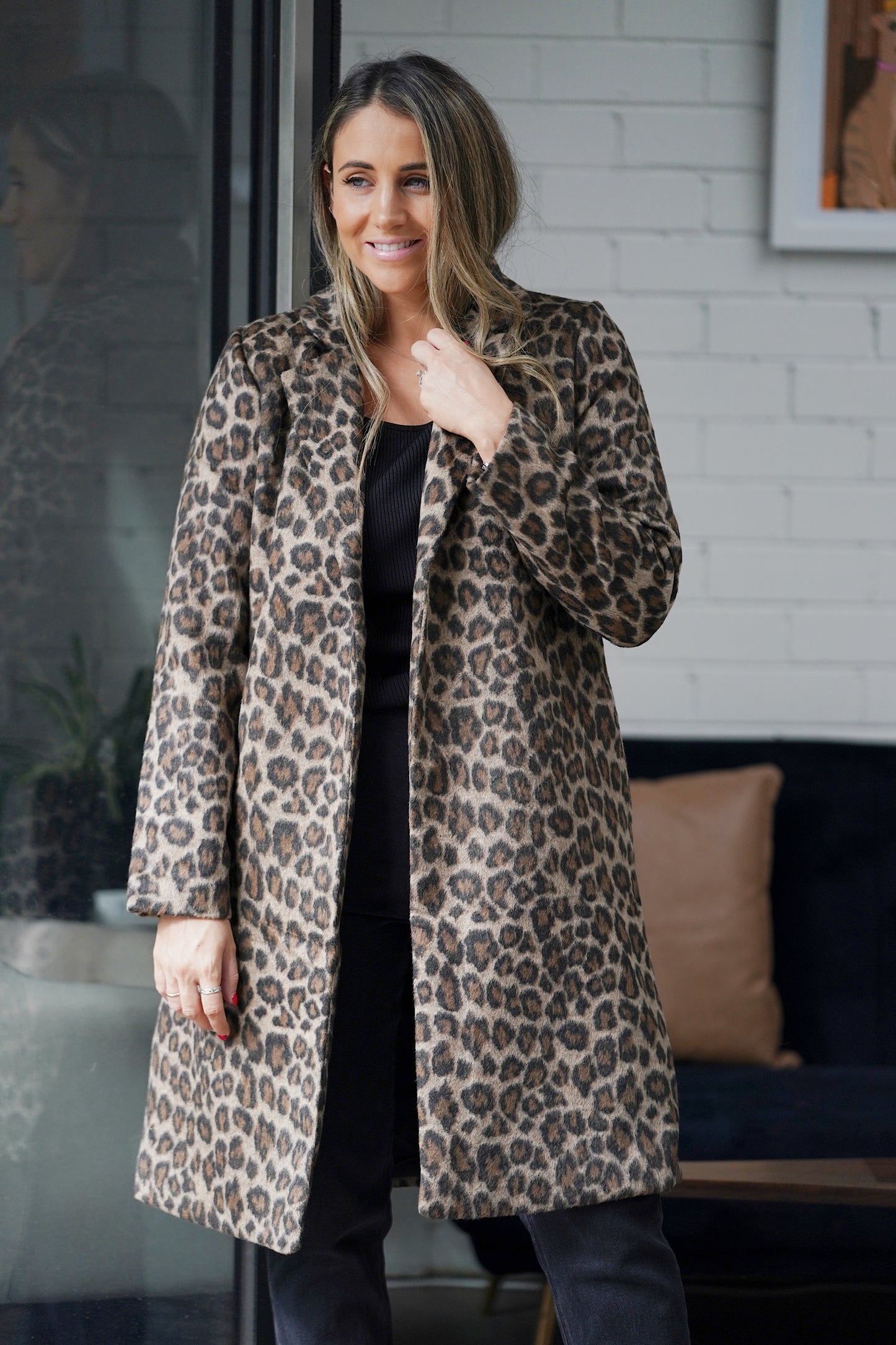 Lorena Coat - Leopard