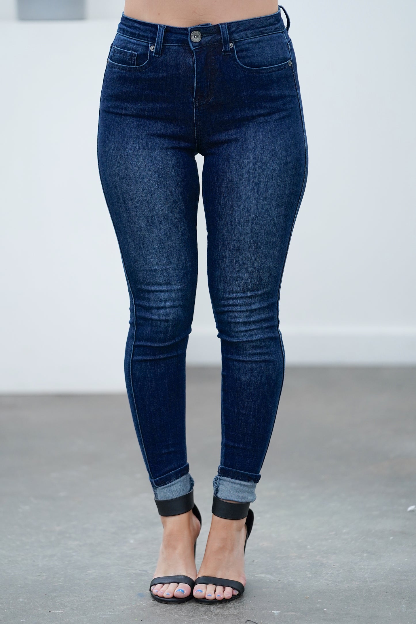 Khloe Plain Jean- Ink Wash