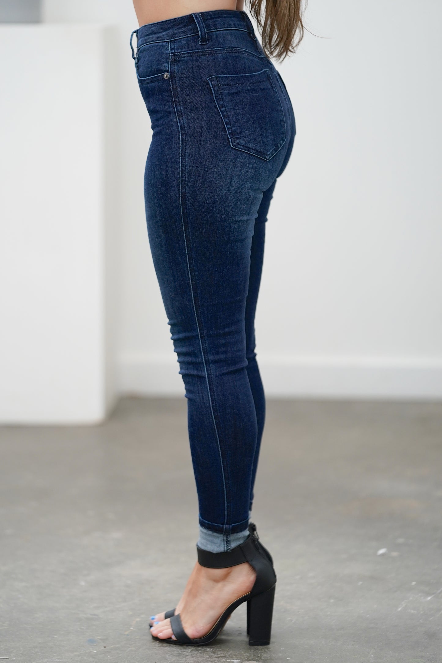 Khloe Plain Jean- Ink Wash