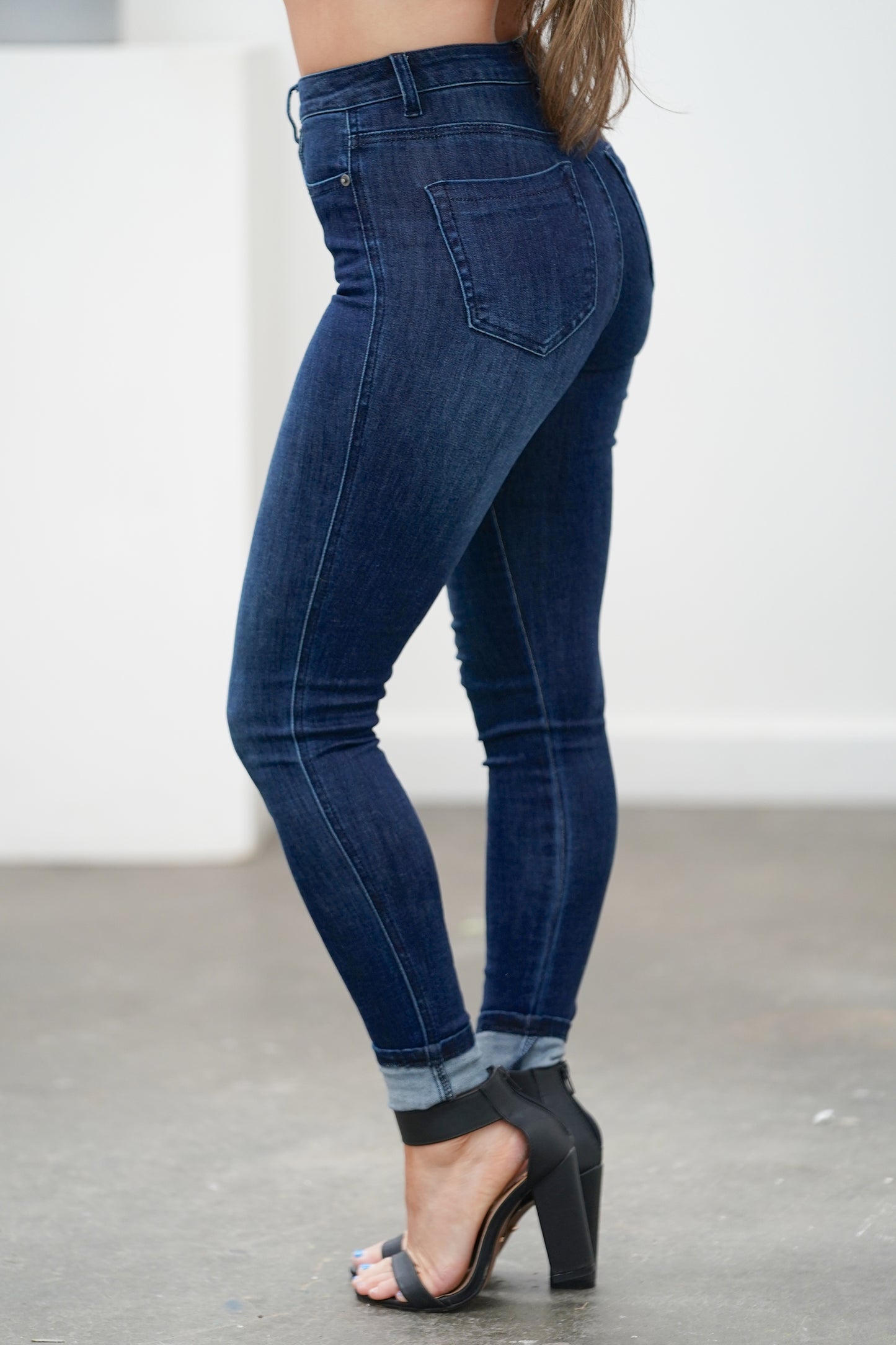 Khloe Plain Jean- Ink Wash