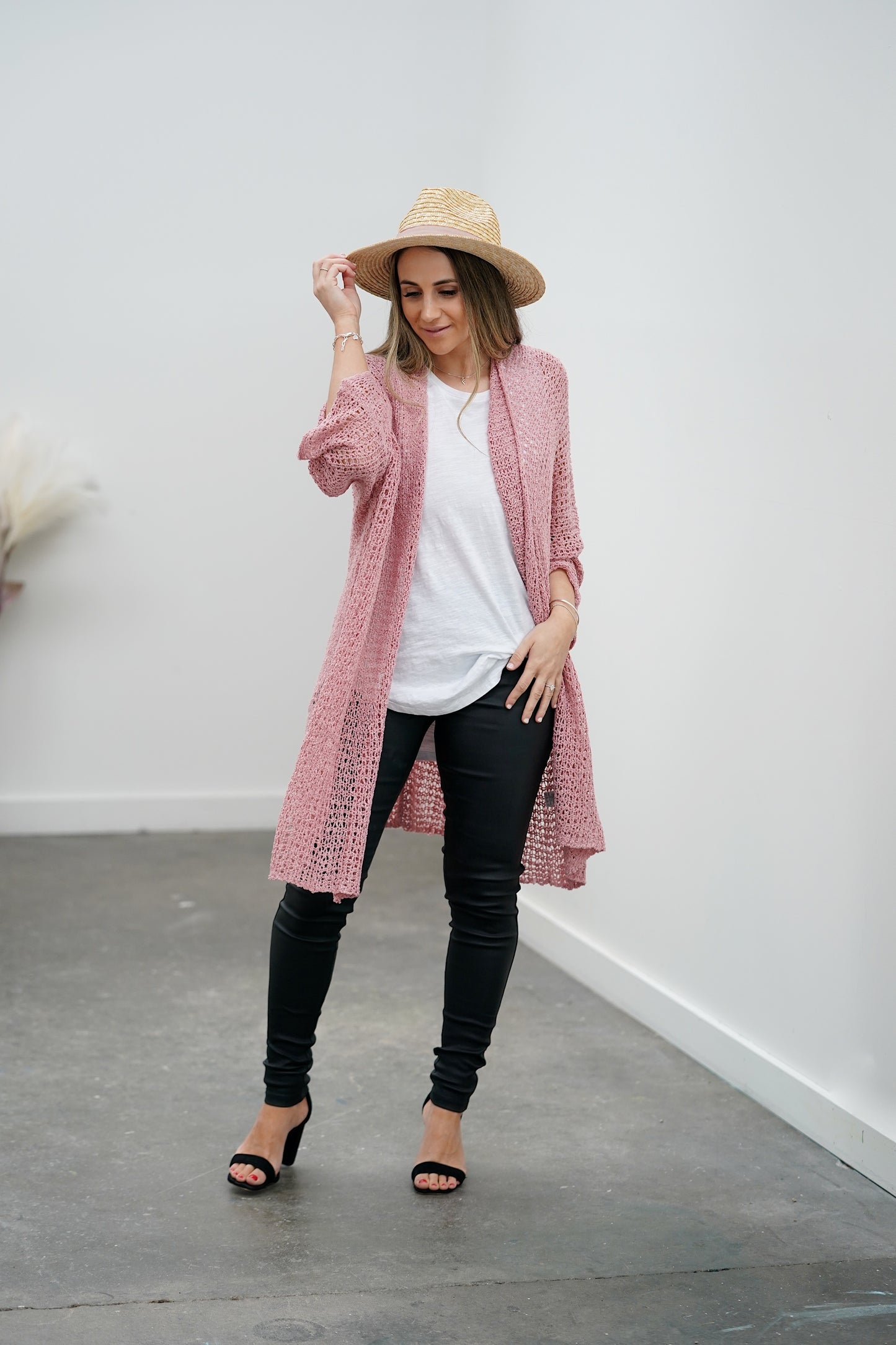 Eclipse Kimono - Pink