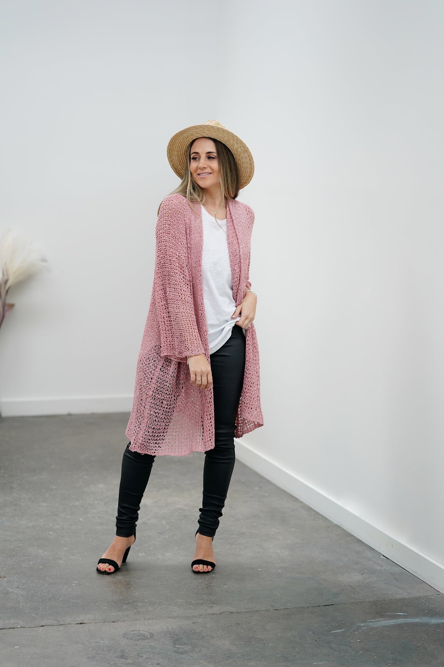 Eclipse Kimono - Pink