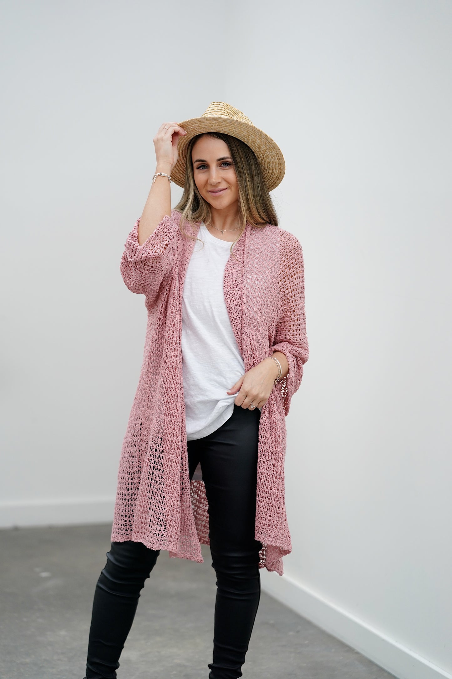 Eclipse Kimono - Pink
