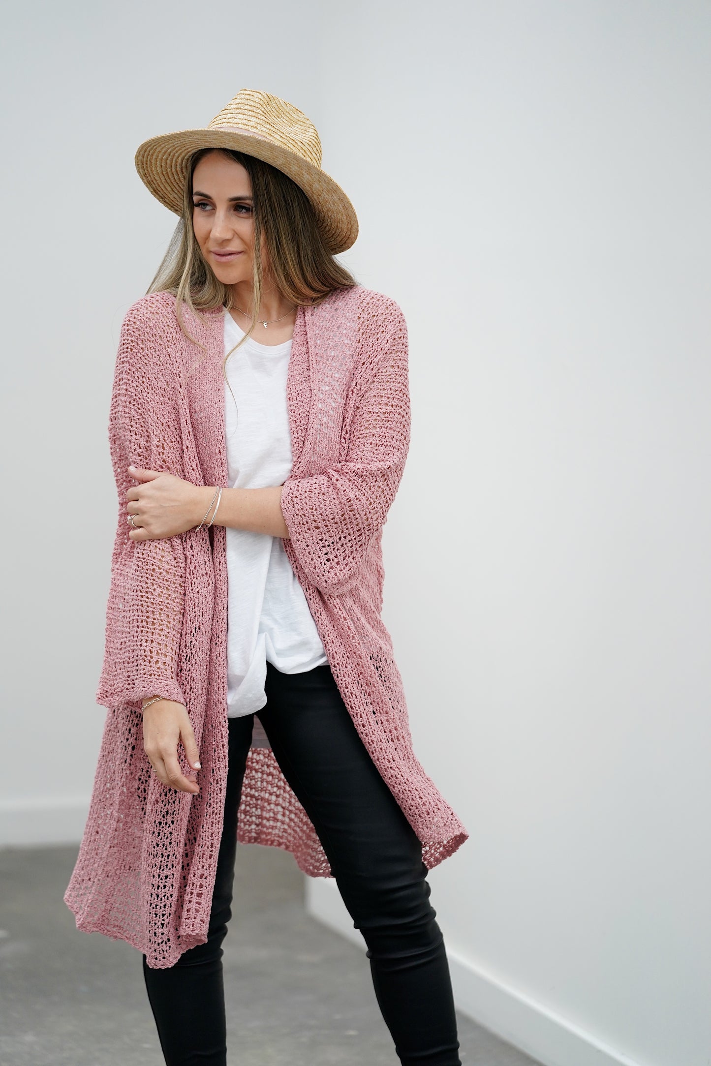 Eclipse Kimono - Pink