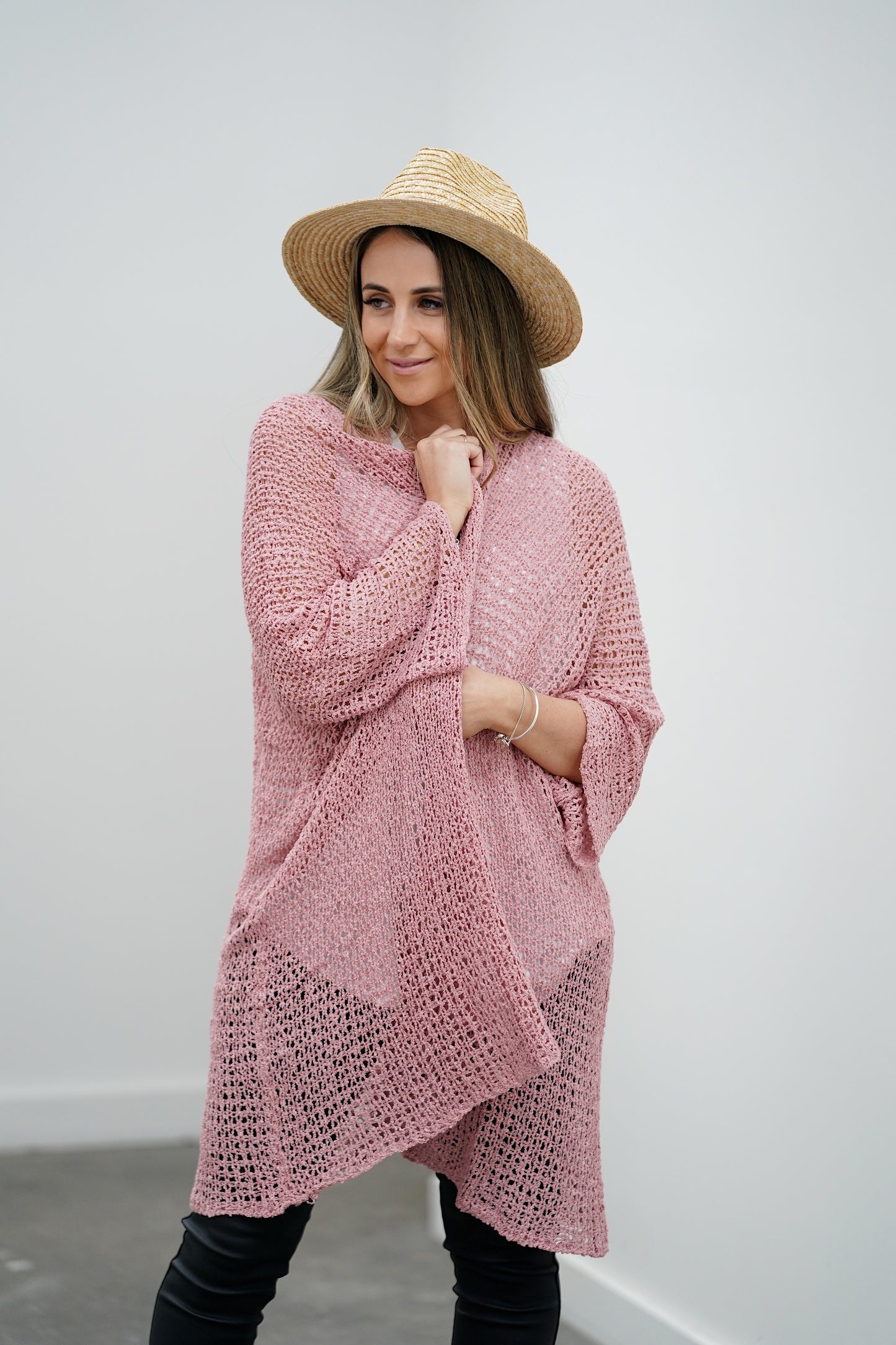 Eclipse Kimono - Pink