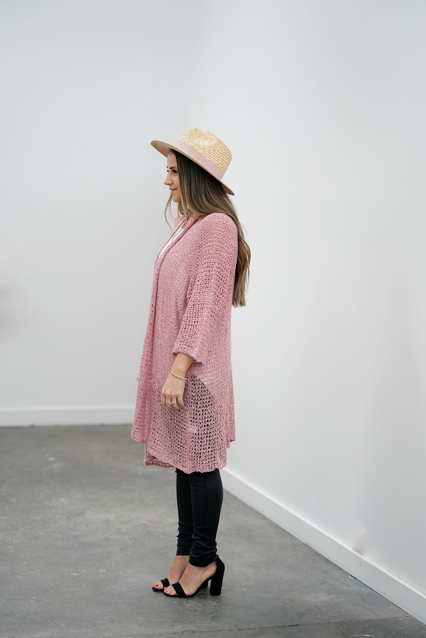 Eclipse Kimono - Pink