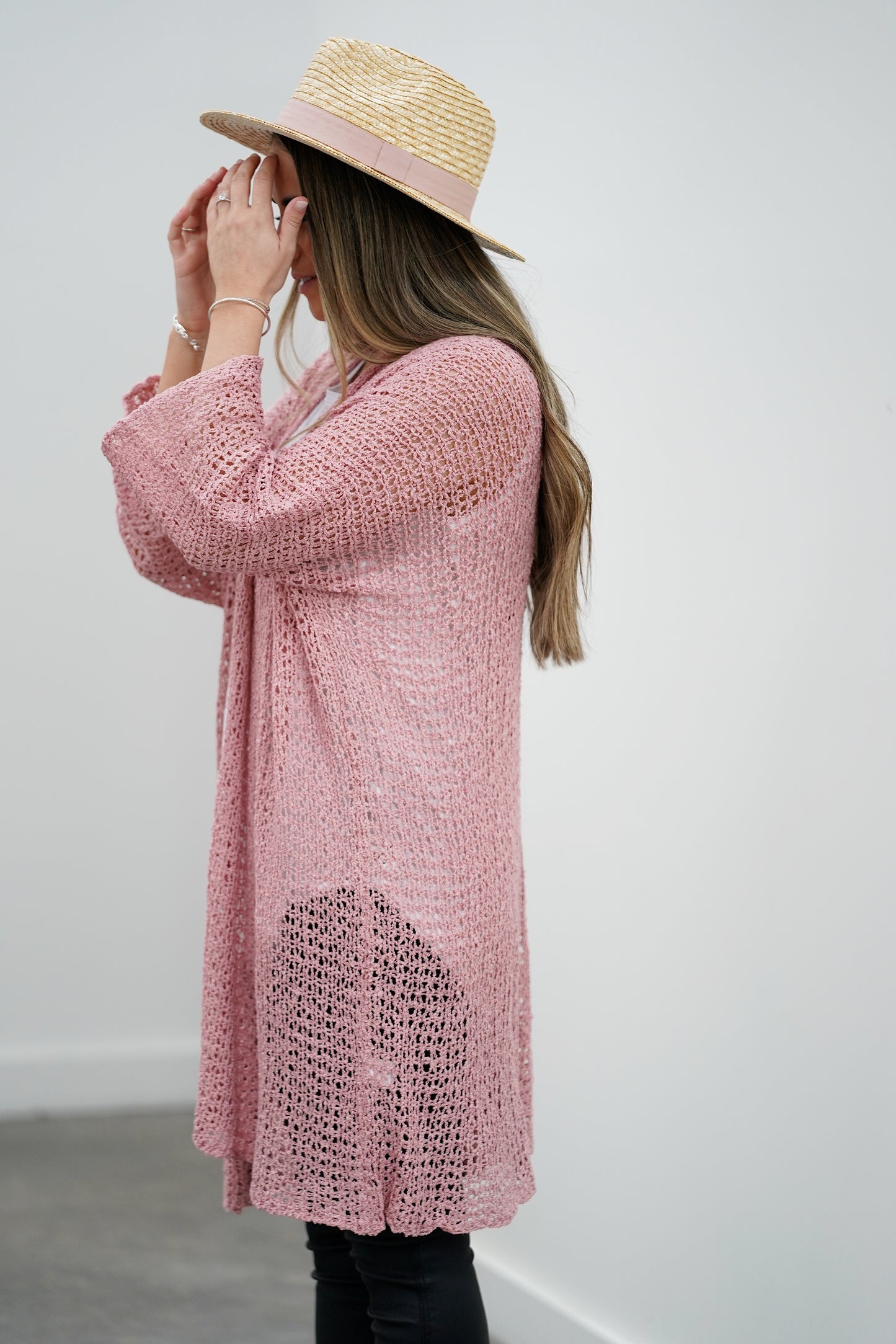 Eclipse Kimono - Pink