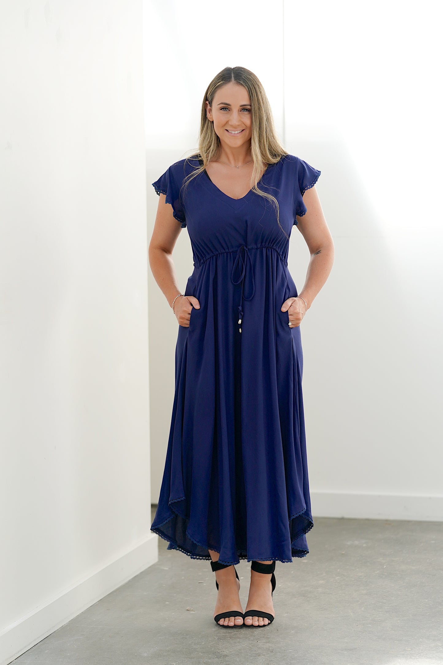 Acacia Dress- Navy