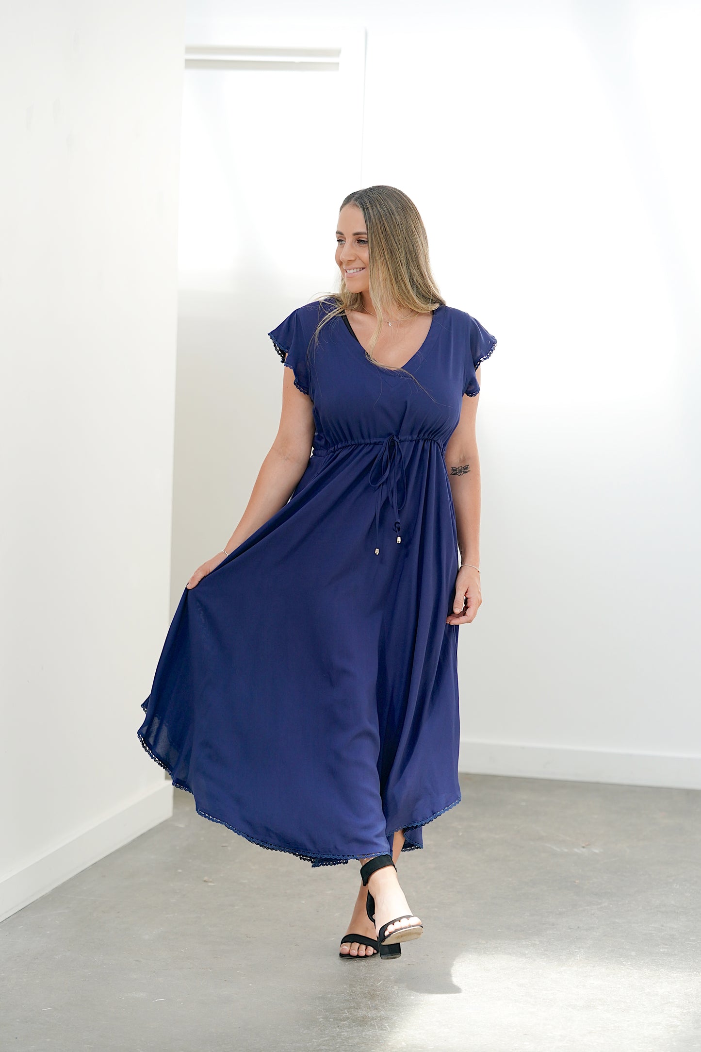 Acacia Dress- Navy