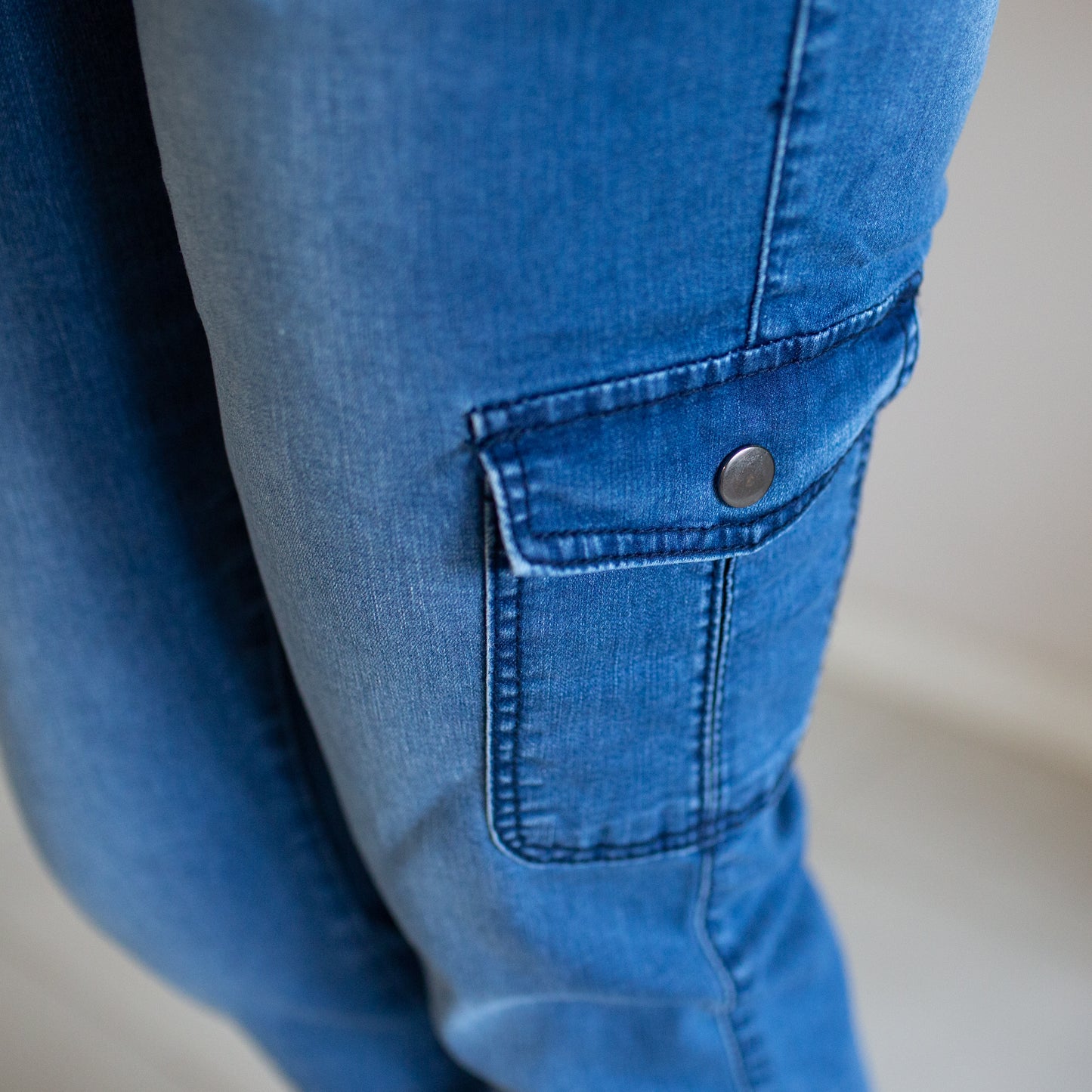 Billy Cargo Jean - Original Blue Denim