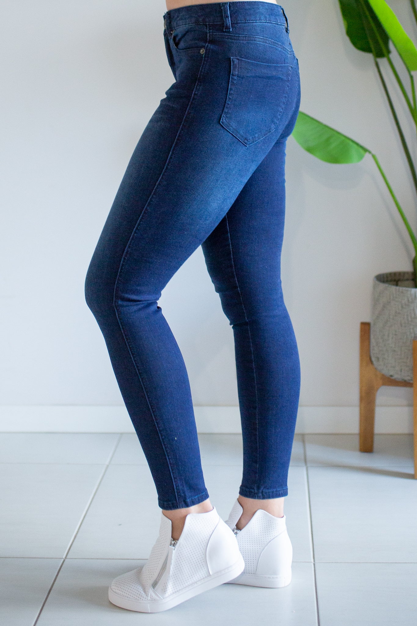 Khloe Plain Jean- Ink Wash