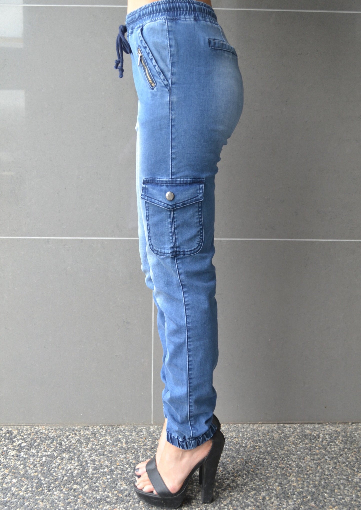 Billy Cargo Jean - Original Blue Denim